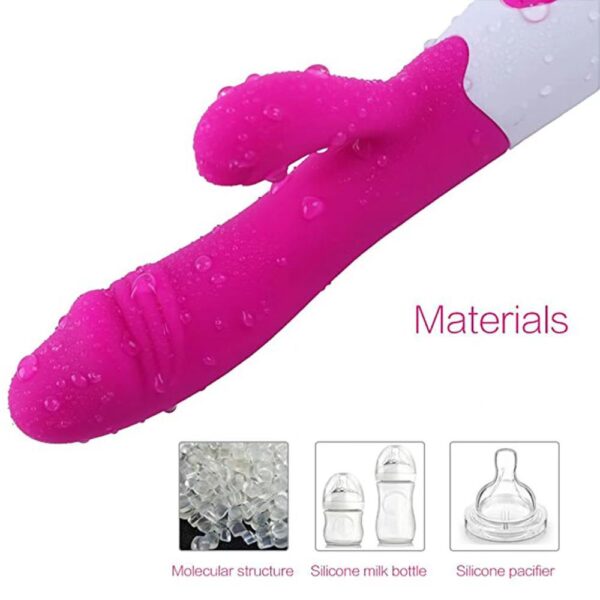 RABBIT PINK VIBRADOR 2 BATERIAS ''AAA'' 30 FUN - Image 4