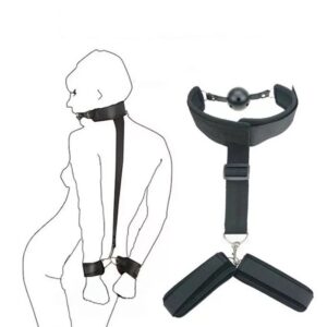 Amarre Mordaza Bondage Esposas Ajustables Sado BK-09