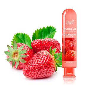 FRUITS FUN LUBRICANTE DE SABOR FRESA 80 ML FF-297