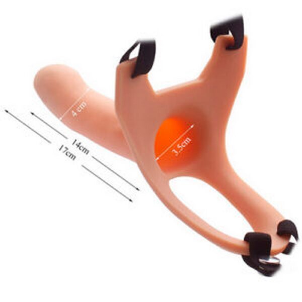 Hollow Strap-on Silicone 5.7´´ Extensor de Pene HC182011 - Image 2