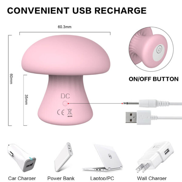 Mushroom Massager Vibración SHD-S060 - Image 3