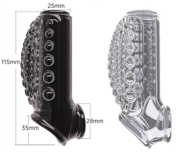 FUNDA PARA PENE GODZILLA TRANSPARENTE - Image 2