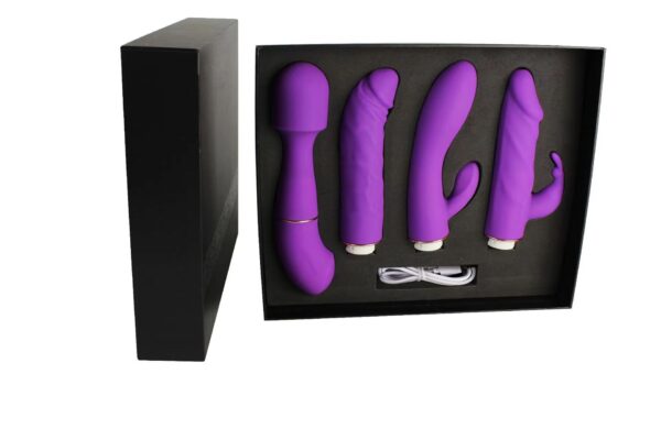 Kit Magic Wand Vibrador 4 en 1 - Image 3