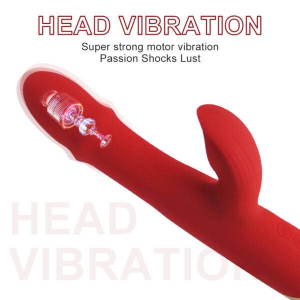 Vibrador "BABO" estimulador de clítoris con anillo de cuentas deslizantes 24 Func - Image 5