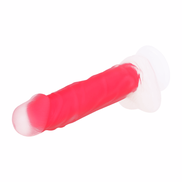 MOHSEN DILDO DE SILICON CON TESTICULOS BITONO 20 CM SN-028 - Image 3