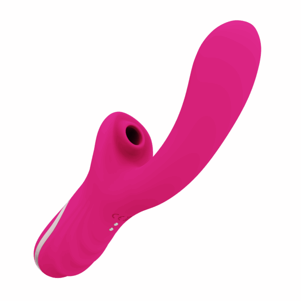 POUND PINK VIBRADOR CON SUCCION 20 FUNCIONES