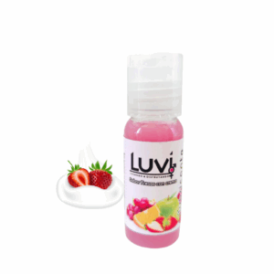 LUBRICANTE SABOR FRESAS CON CREMA 20 ML
