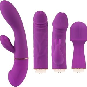 Kit Magic Wand Vibrador 4 en 1